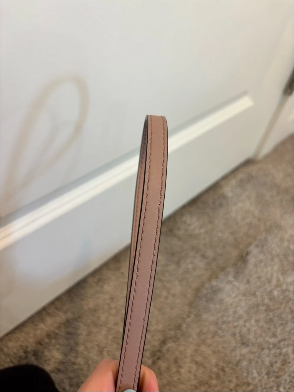 Michael Kors Blush Signature Crossbody with Gold Chain